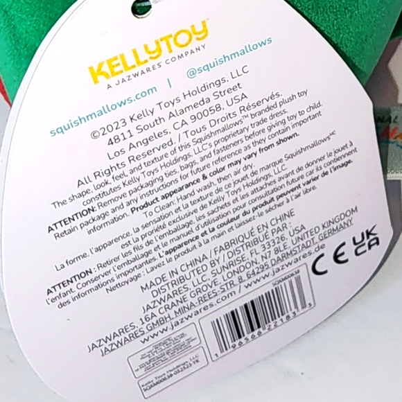 🎄 ZUMIR 🫎 Green Peppermint Belly Moose Christmas 2023 Original Squishmallow - Picture 7 of 8